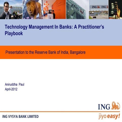 Technology Management In Banks Abbr
