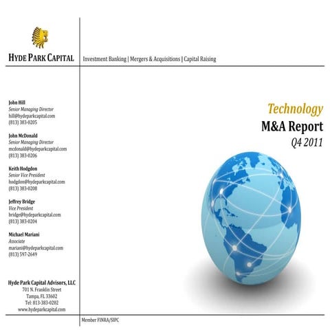 Technology m&a report