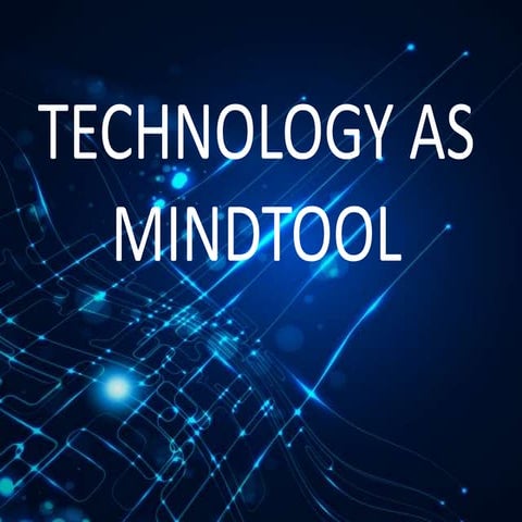 Technology mindtool | PPTX