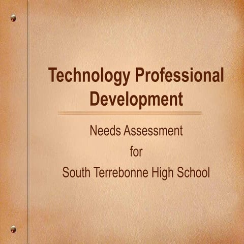Technology needs assessment