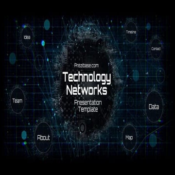 Technology Network Prezi Presentation Template Pdf