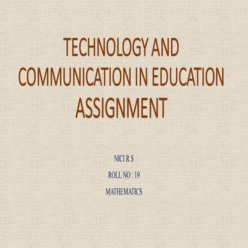 Technology of education vs technology in education 