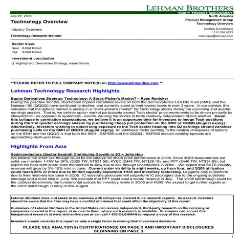Equity Derivatives Strategy - A Stock Picker's Market?