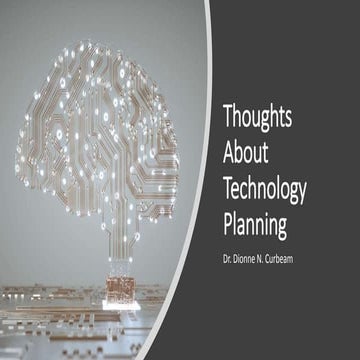 Thoughts About Technology Planning