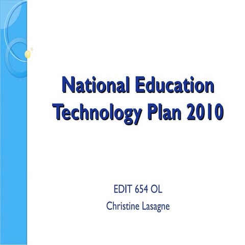 2010 National Education Technology Plan