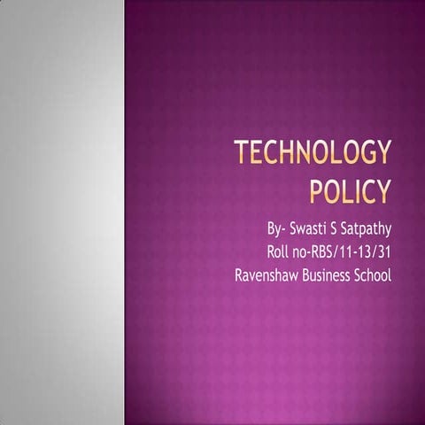 Technology policy of India