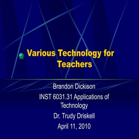 Technology powerpoint