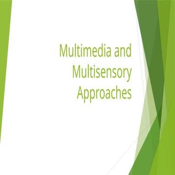 AsrithaTechnology Multimedia and Multisensory Approaches pptx.pptx
