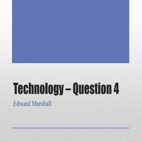 Technology – Question 4
