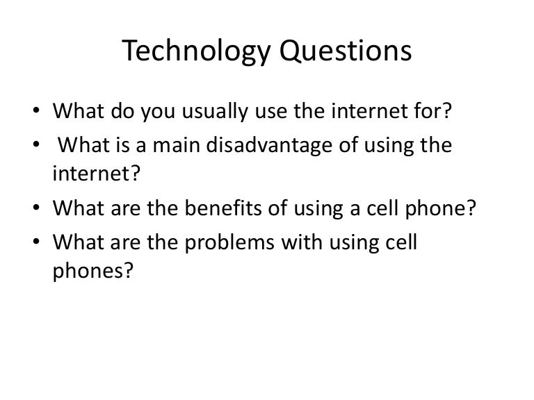 research questions about modern technology