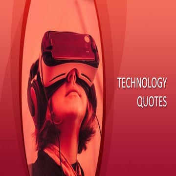 Technology  quotes