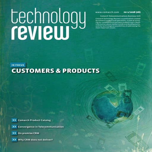Technology Review | In Focus: Customers & Product