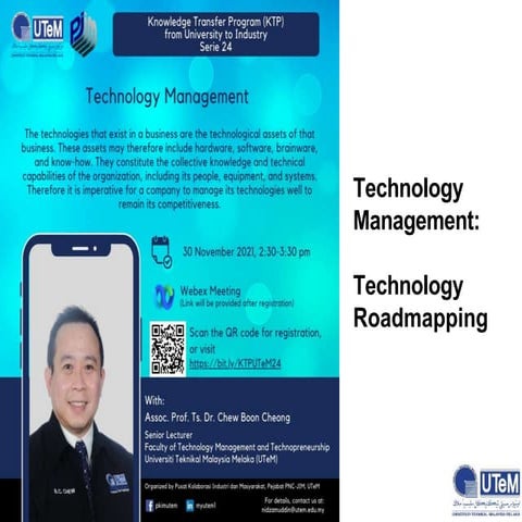 Technology Management: Technology Roadmapping