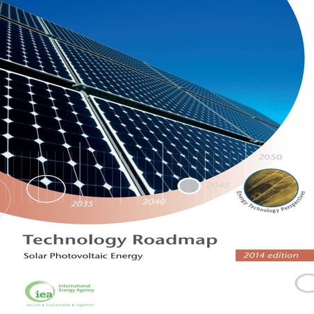 IEA Technology roadmap solar photovoltaic energy 2014 