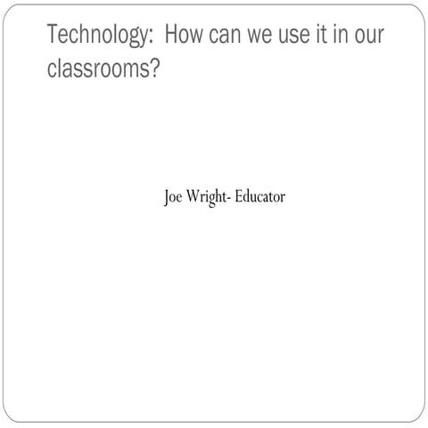 Technology school board proposal powerpoint 2003 version