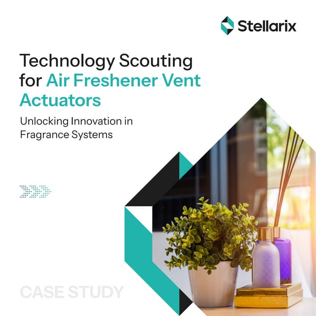 Technology Scouting for Air Freshener Vent Actuators