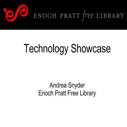 Technology Showcase Pratt