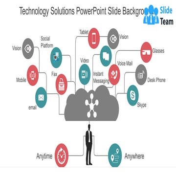 Technology Solutions Powerpoint Slide Backgrounds