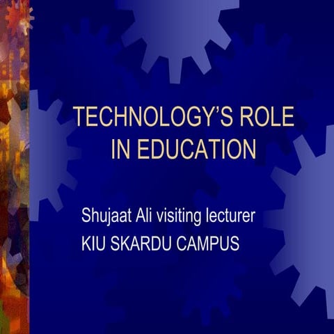 Technology’s role in learning 