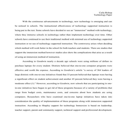 Technology standard 4