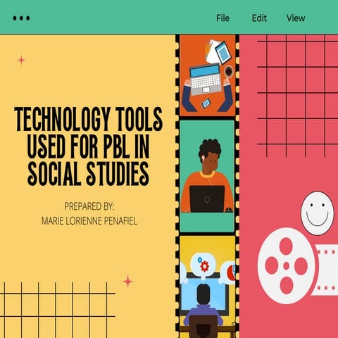 Technology tools used for PBL in social studies