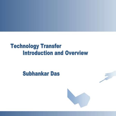 Technology transfer  