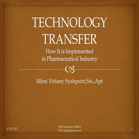 Technology Transfer