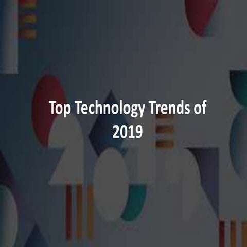 Technology trends of 2019