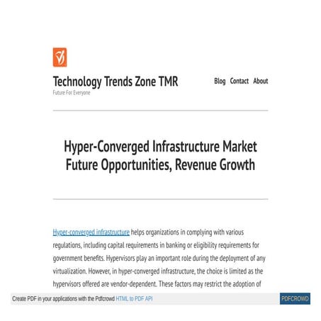 Hyper Converged Infrastructure Market Share, Insights by 2026