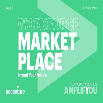 Workforce Marketplace - Tech Vision 2017 Trend 3