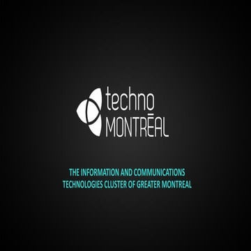 Techno montreìal   ict profile 2013- english