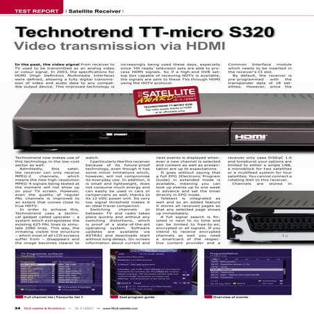 Technotrend Hdmi