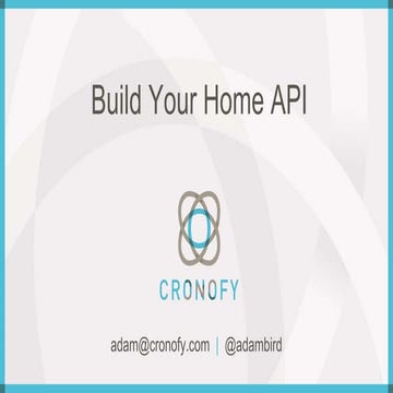 Tech Nottingham   Build your Home API - 2015-02-02