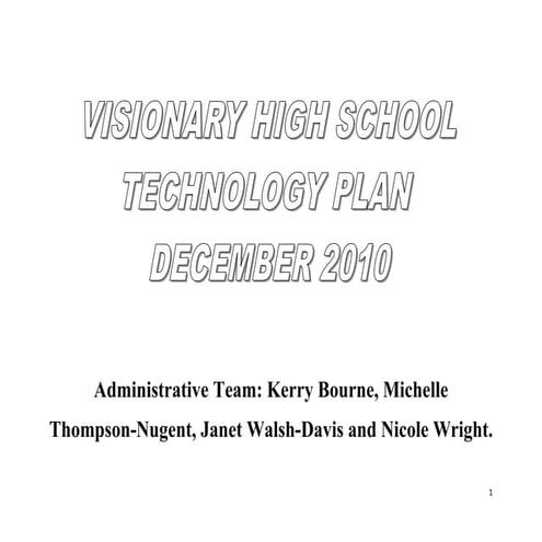 Tech plan group work