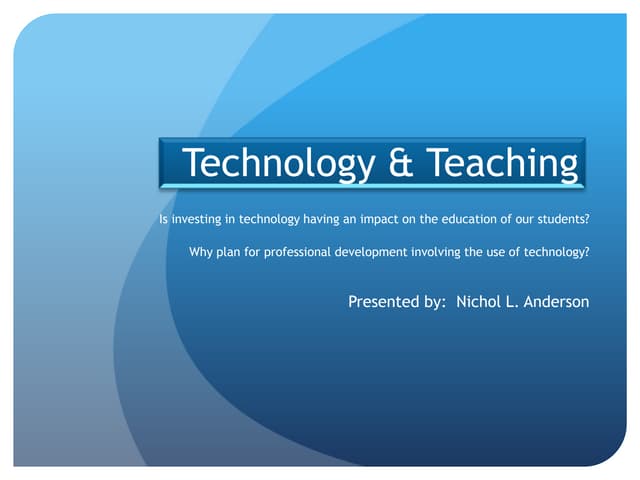 Tech presentation