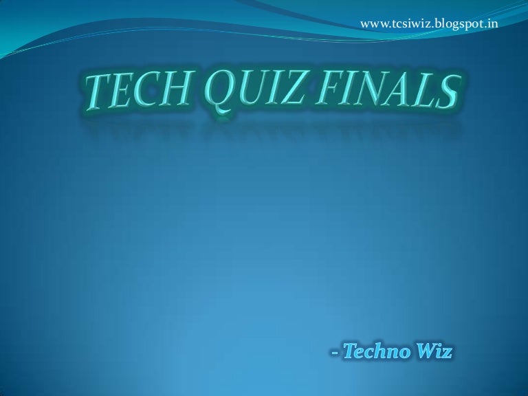Tech Quiz