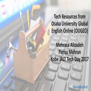 Tech Resources from Osaka University Global English Online (OUGEO)