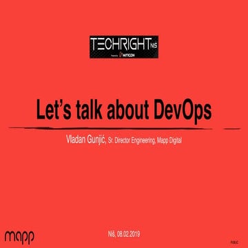 TechRight Vol 1. Nis devops presentation