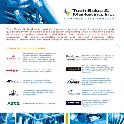 Tech Sales & Marketing Linecard