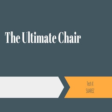 The Ultimate Chair