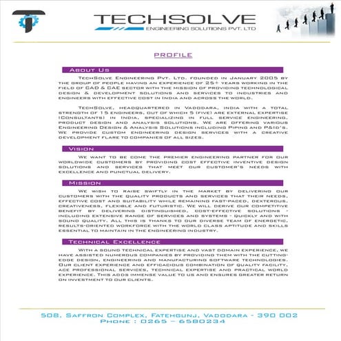 Techsolve Profile