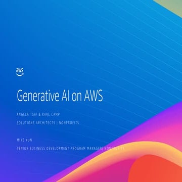 Leveraging Generative AI to Drive Nonprofit Innovation