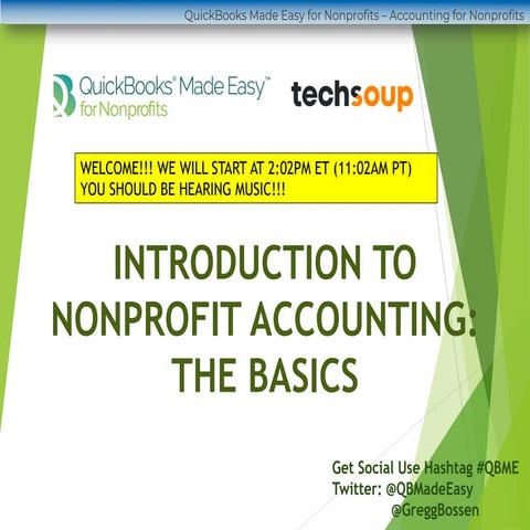 Introduction to Nonprofit Accounting: The Basics