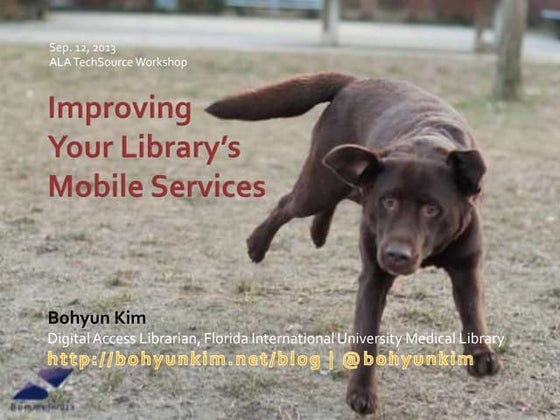 Improving Your Library's Mobile Services