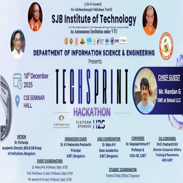Hands-on experience building practical solutions WITH TECHSPRINT ...
