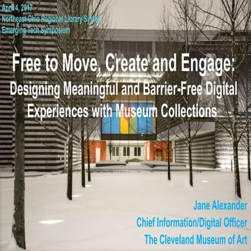 Free to Move, Create, Engage: ArtLens, Gallery One, and Studio Play at CMA