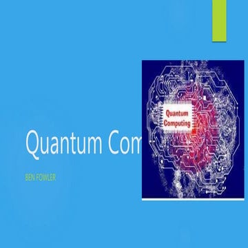Quantum Computing | PPT