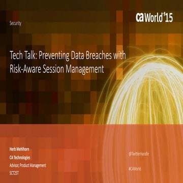 Tech Talk: Preventing Data Breaches with Risk-Aware Session Management