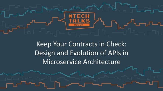 Design and Evolution of APIs in Microservice Architecture