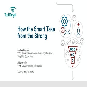 TechTarget and SimpliVity Case Study: Turning better market visibility into c...